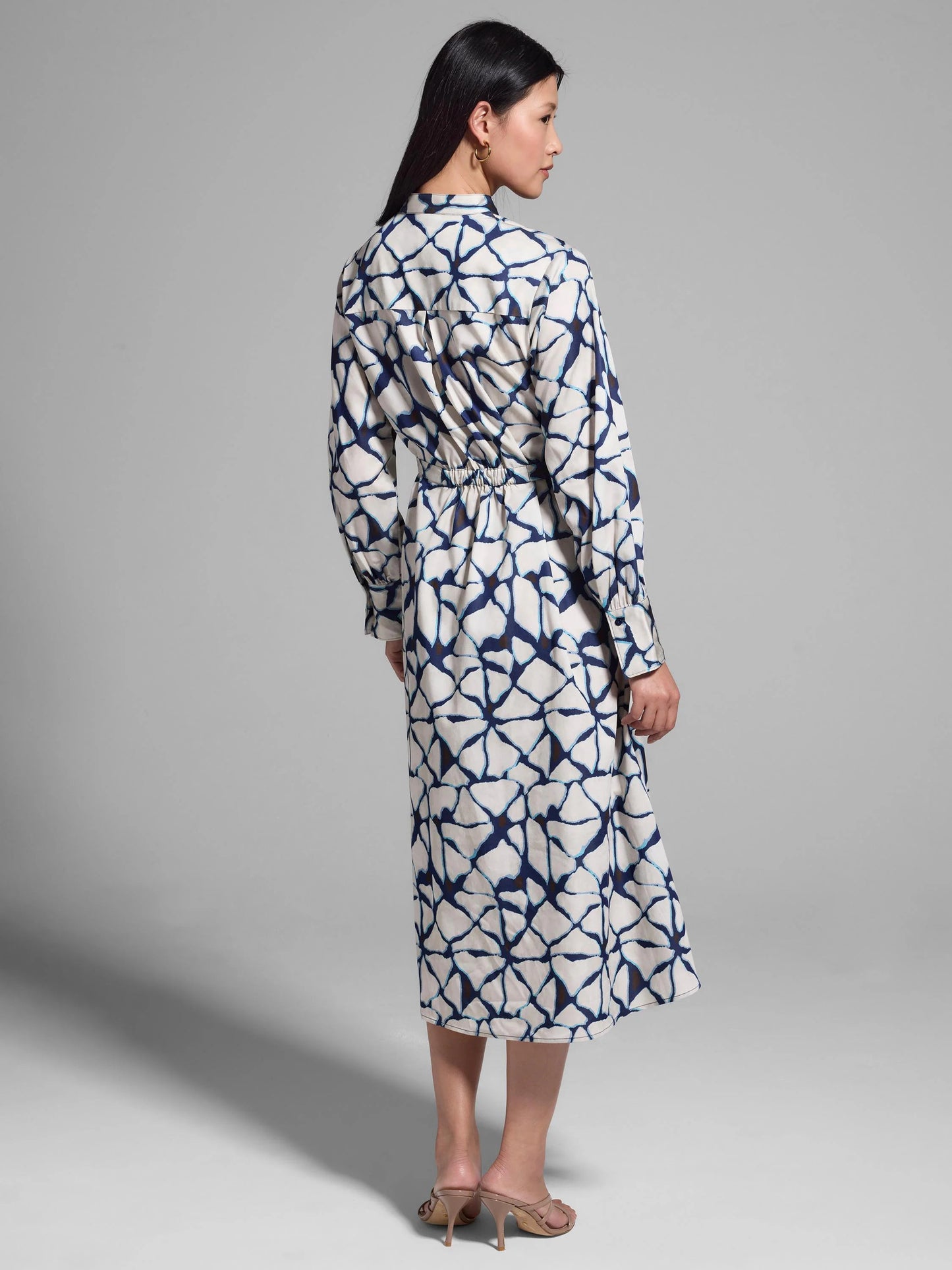 Gold Label Fractured Lines Shirt Dress