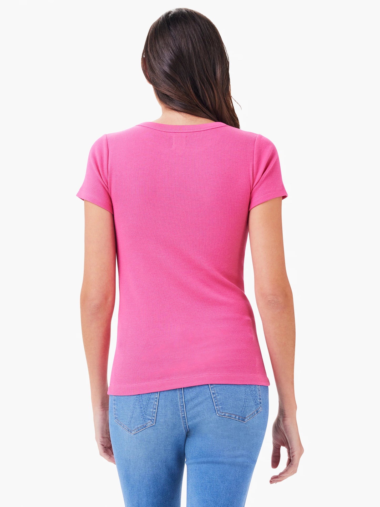 Perfect Knit Rib Short Sleeve Crew Tee