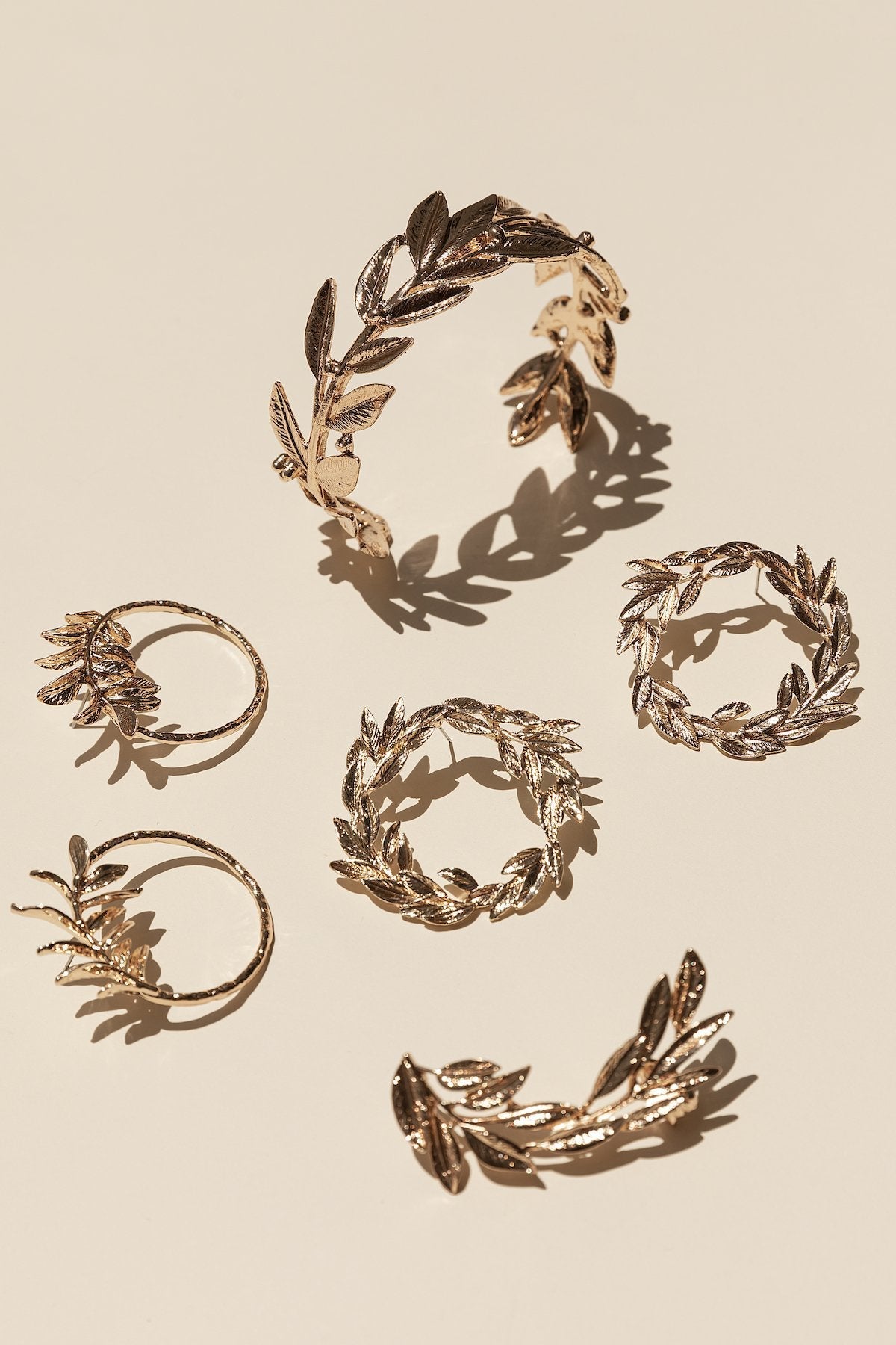 Pendientes Leaf Round Boho · Rivera ·