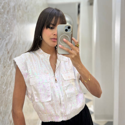 Sequin Blouse