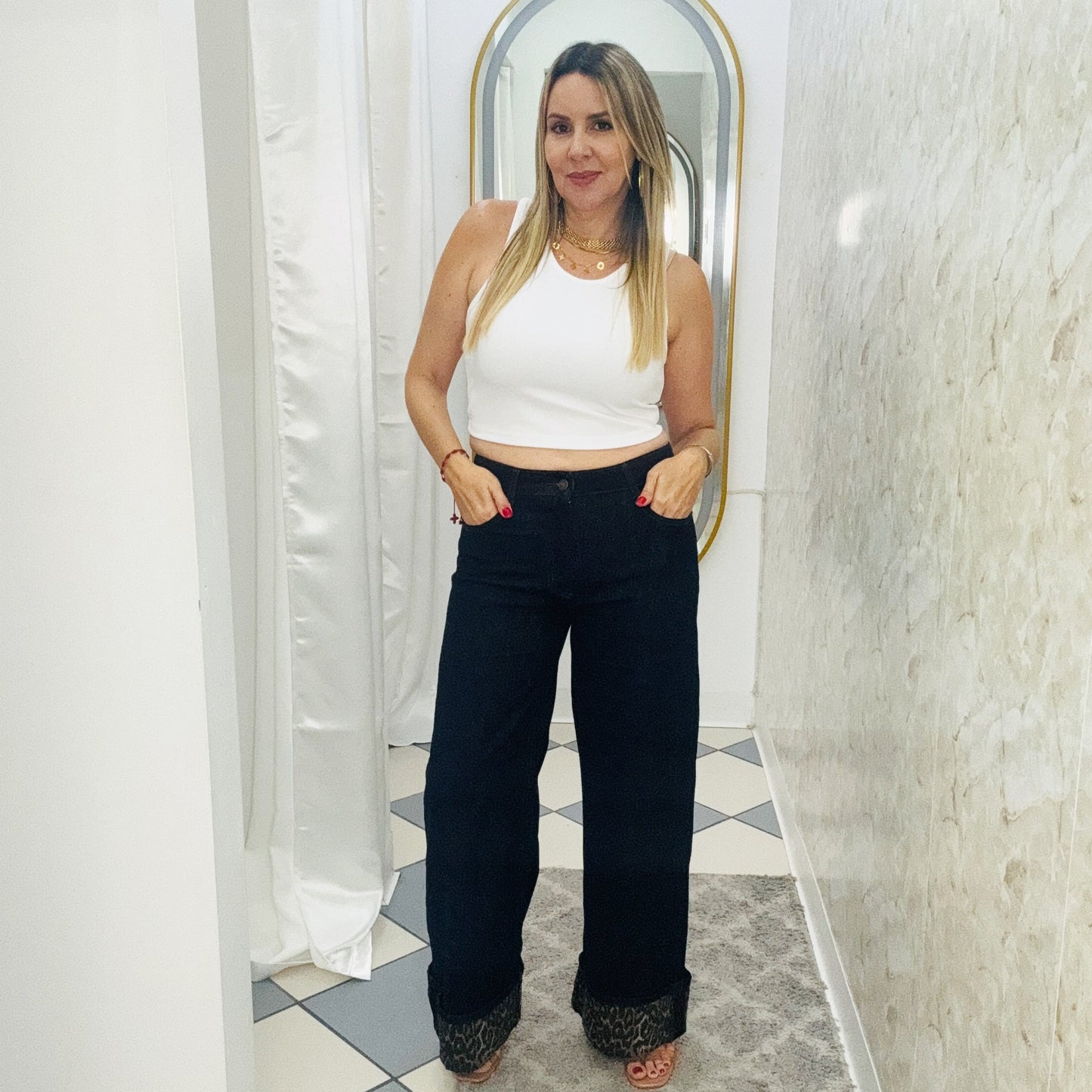 Leopard Jeans