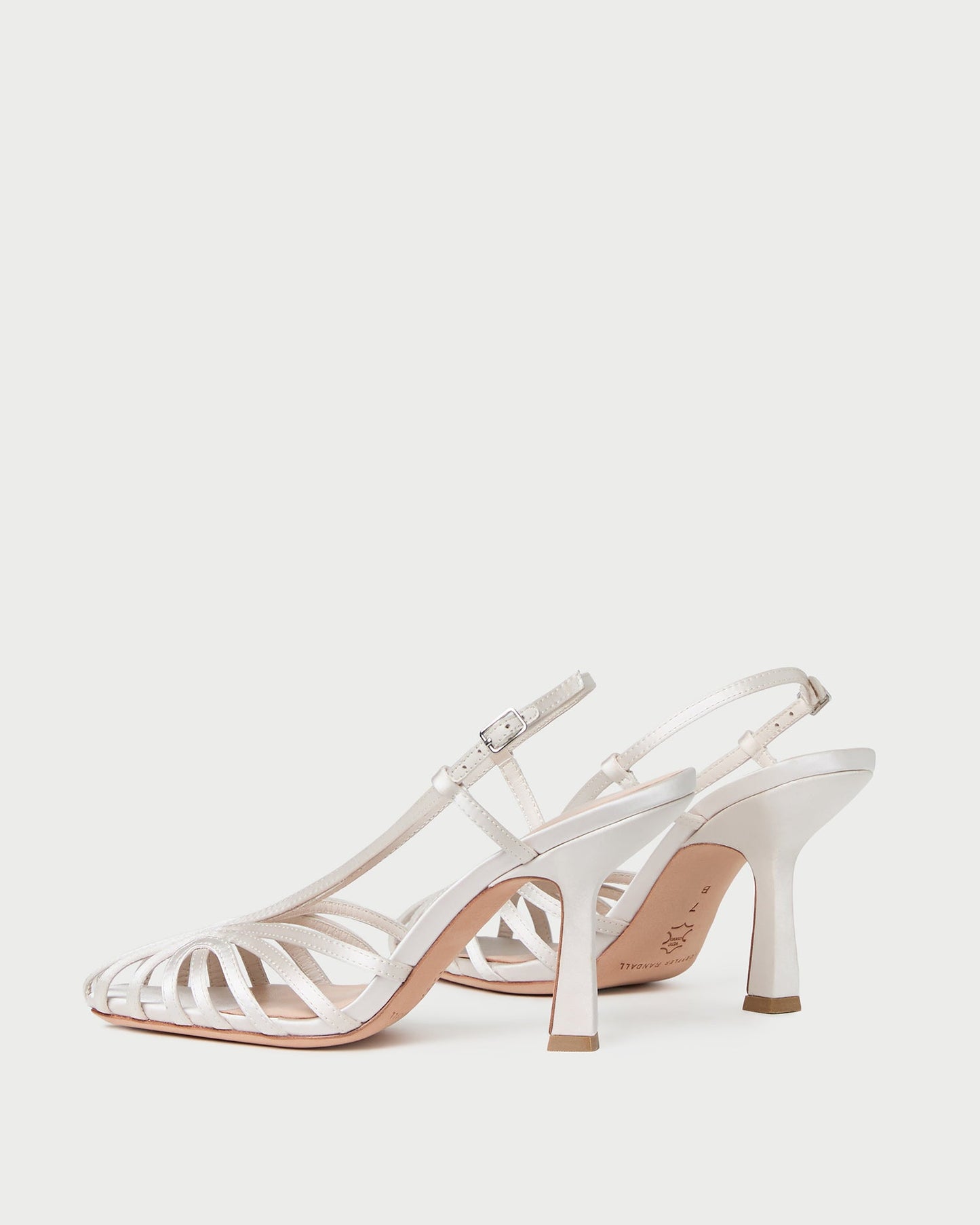 Alexandra Cream Slingback Heeled Sandal