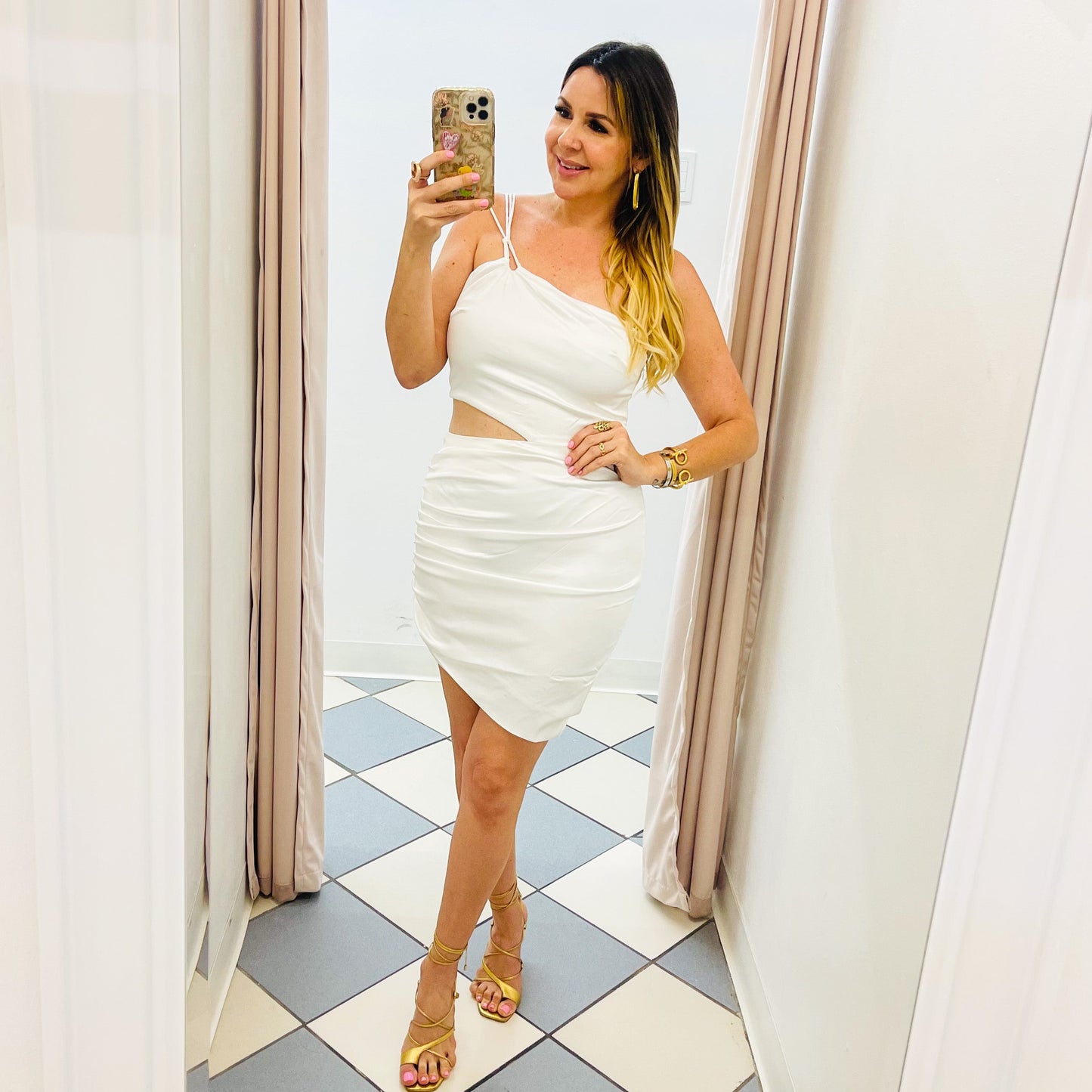 White dress