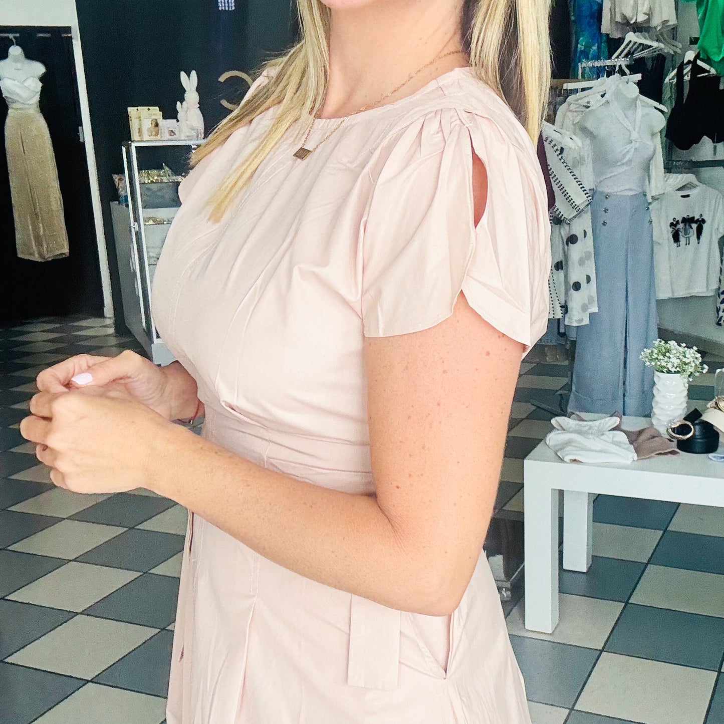 Blush Midi Dress