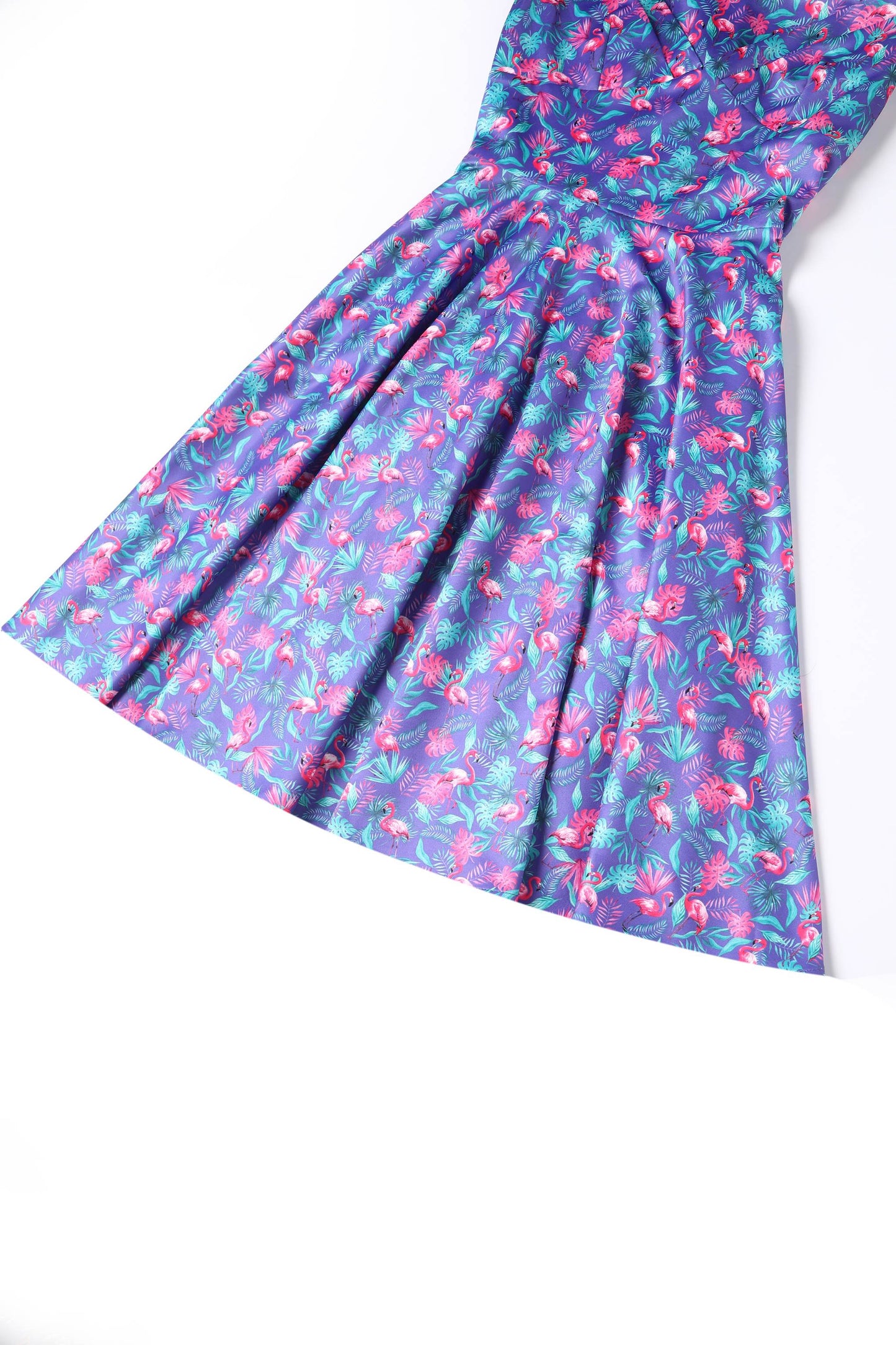 Melissa Pink Flamingo Strapless Dress in Purple