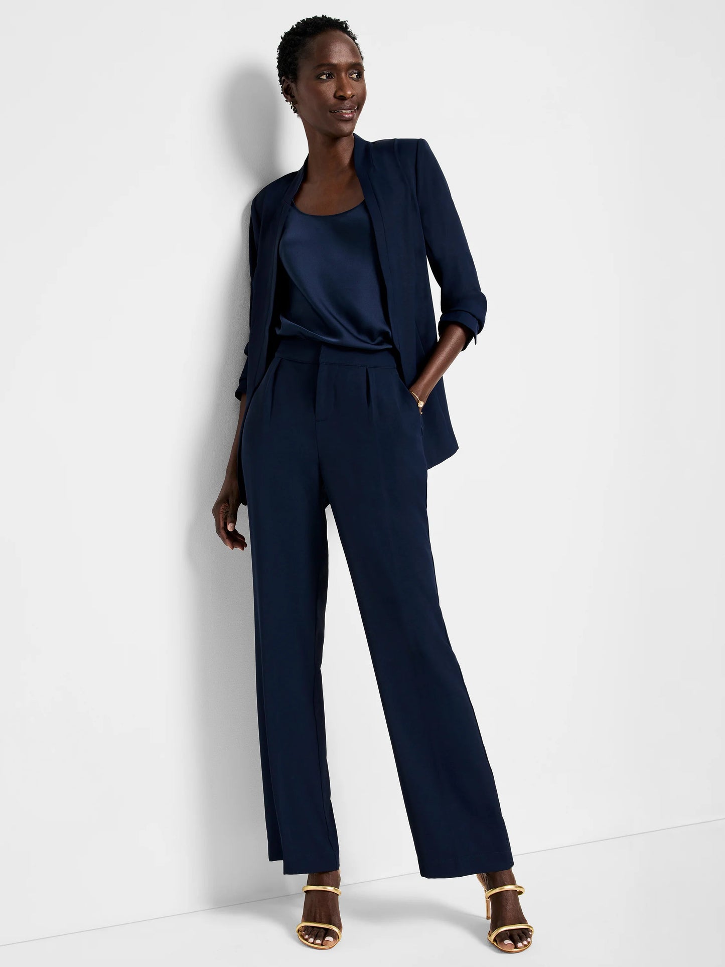 Eliot Wide Leg Social Trouser
