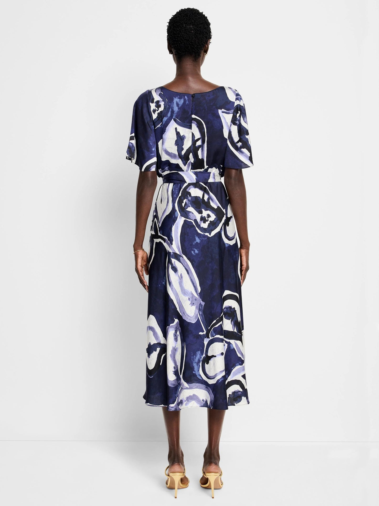Watercolor Vines Brooke Dress