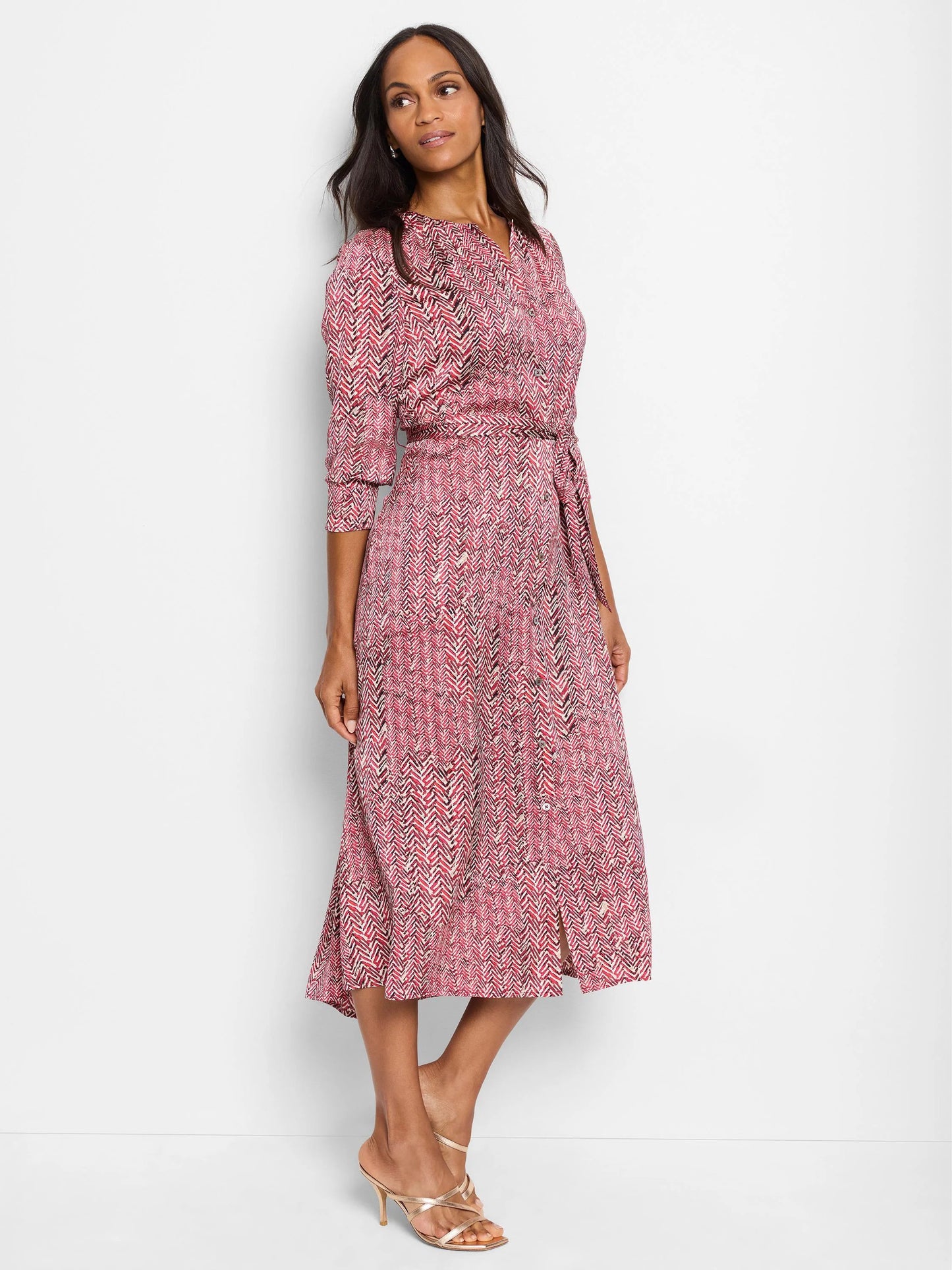 Herringbone Stamp Loren Dress