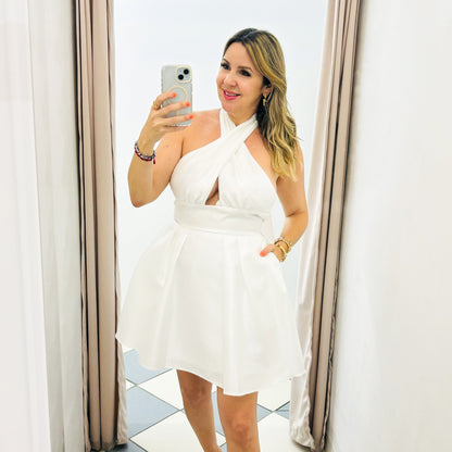 White Short Dress
