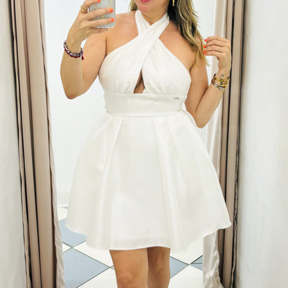White Short Dress