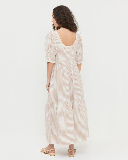 Gillian Puff-Sleeve Dress