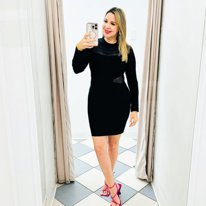 Black short dress