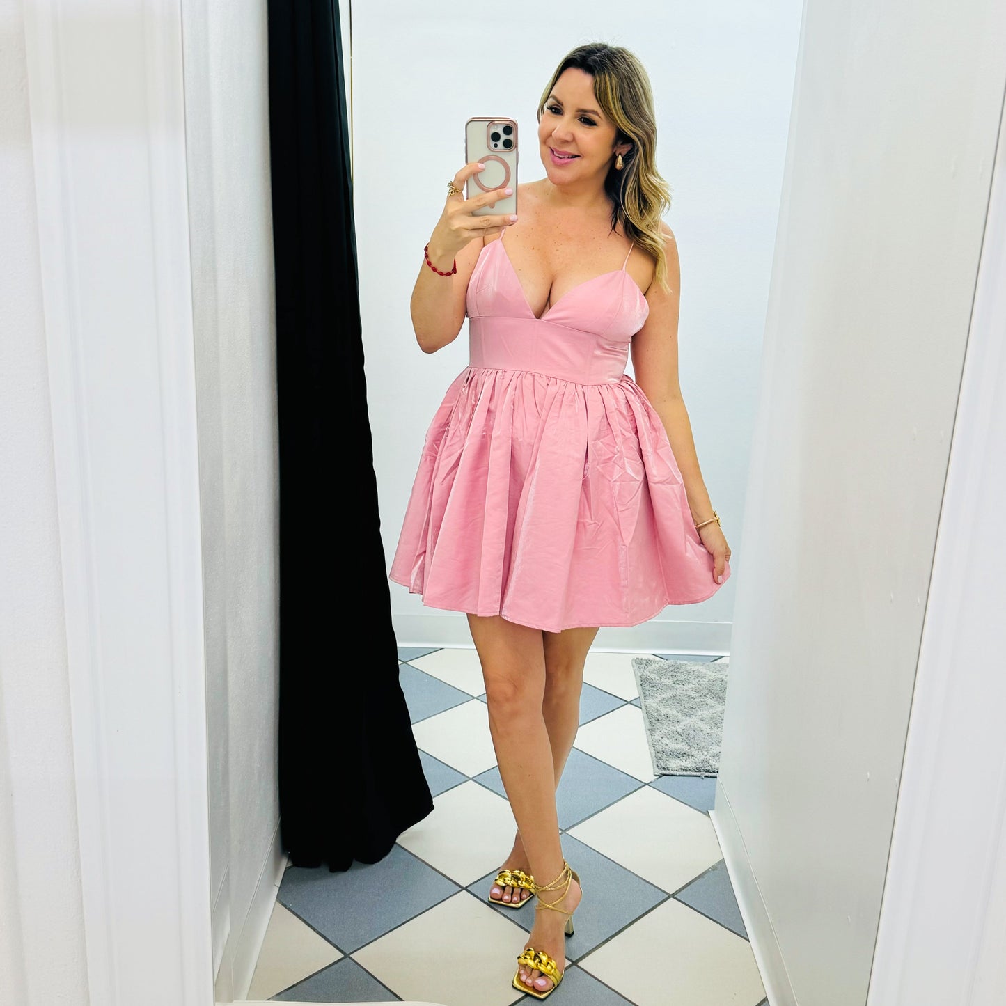 Pink dress