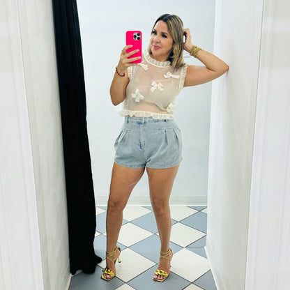 Denim short