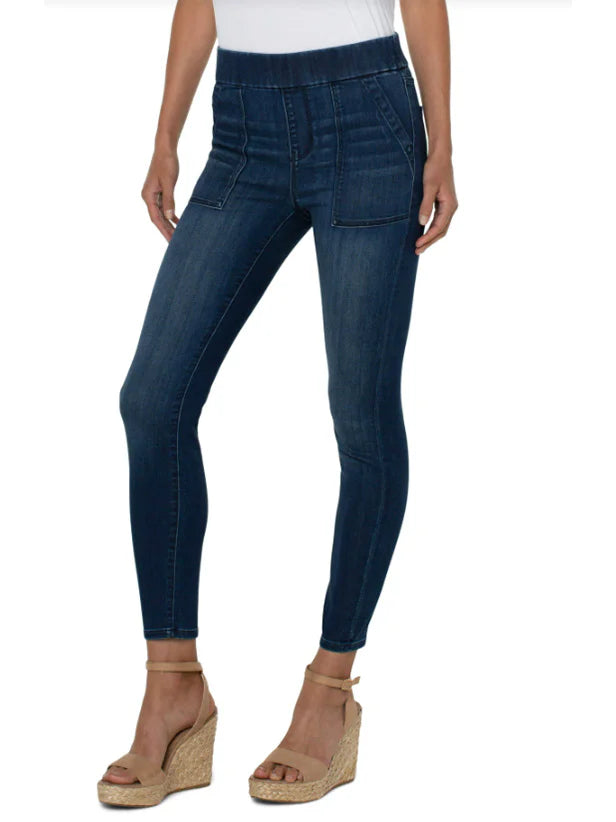 Liverpool Sienna Pull On Pant With Pockets