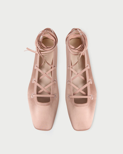 Louisa Lace-Up Ballet Flat