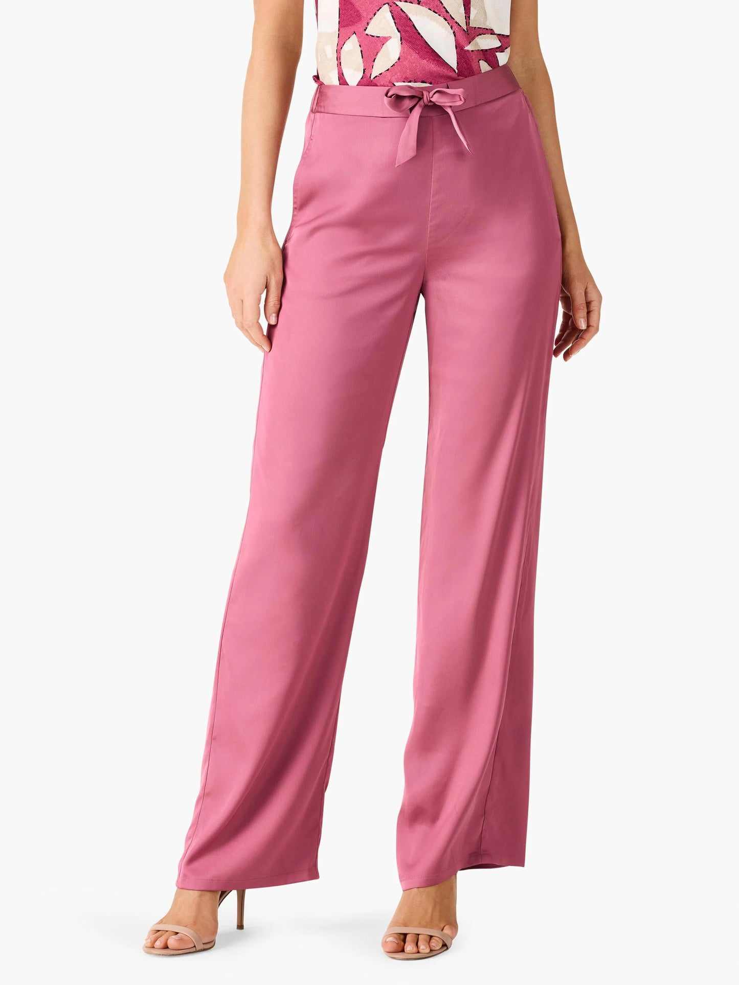 Crepe Wide Leg Pant