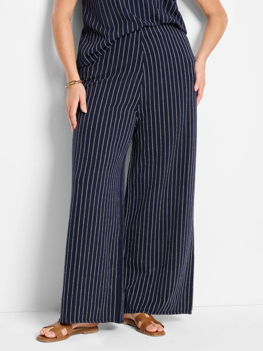Destination Stripe Wide-Leg Pant