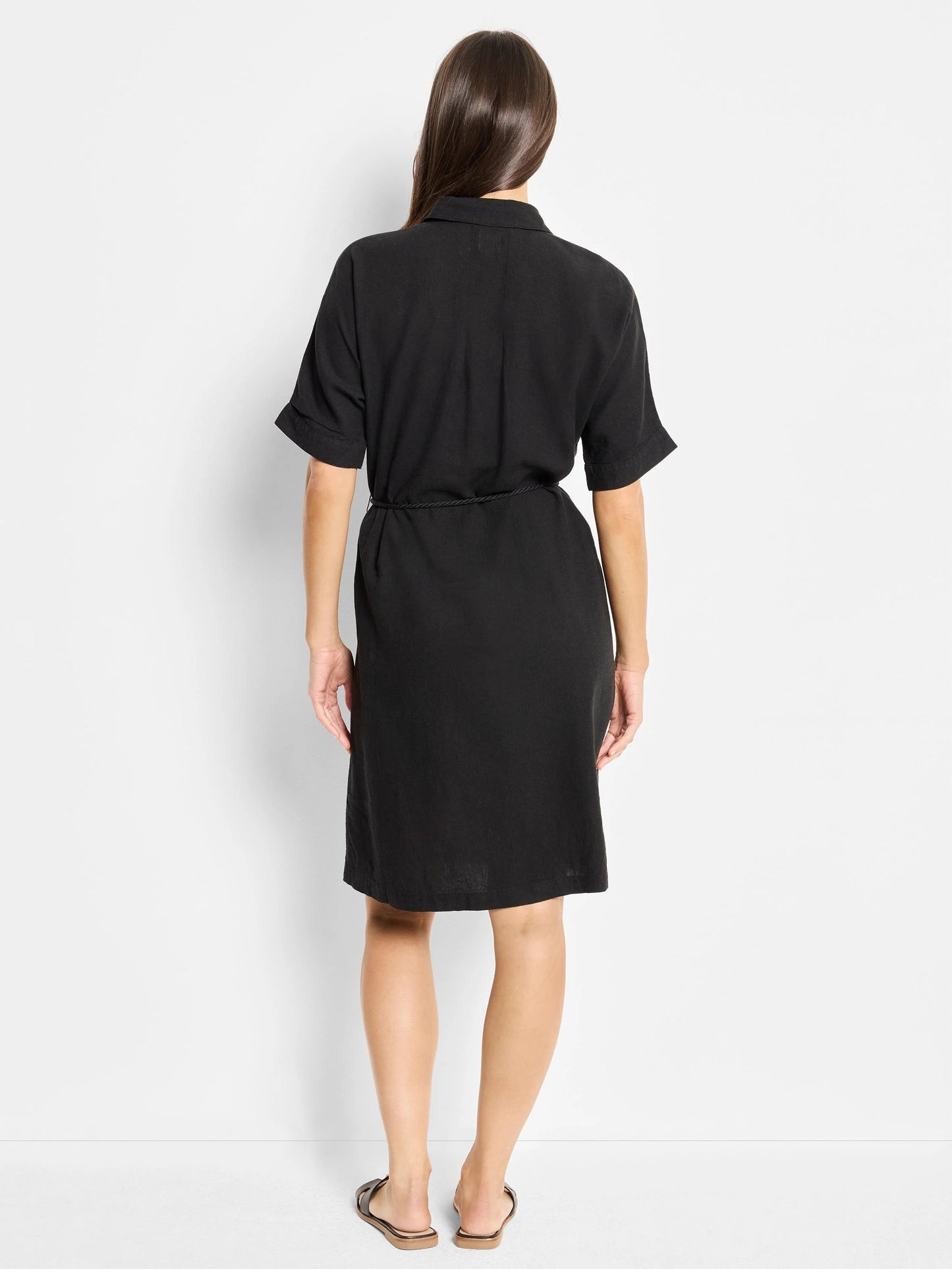 Rumba Linen Belted Devon Dress
