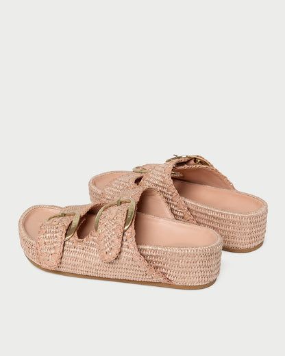 Nico Blush Two-Band Sandal