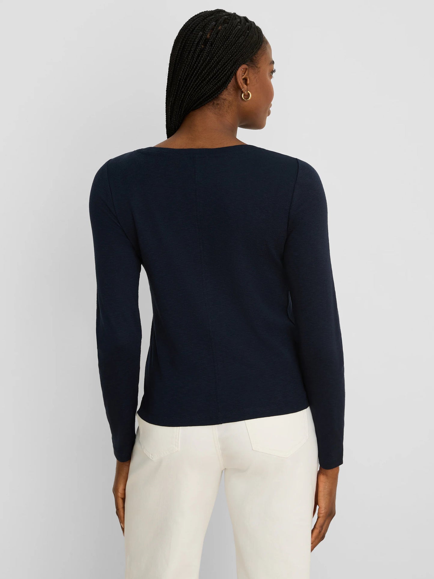 NZT Solid Cape Rib Modern Boat Tee