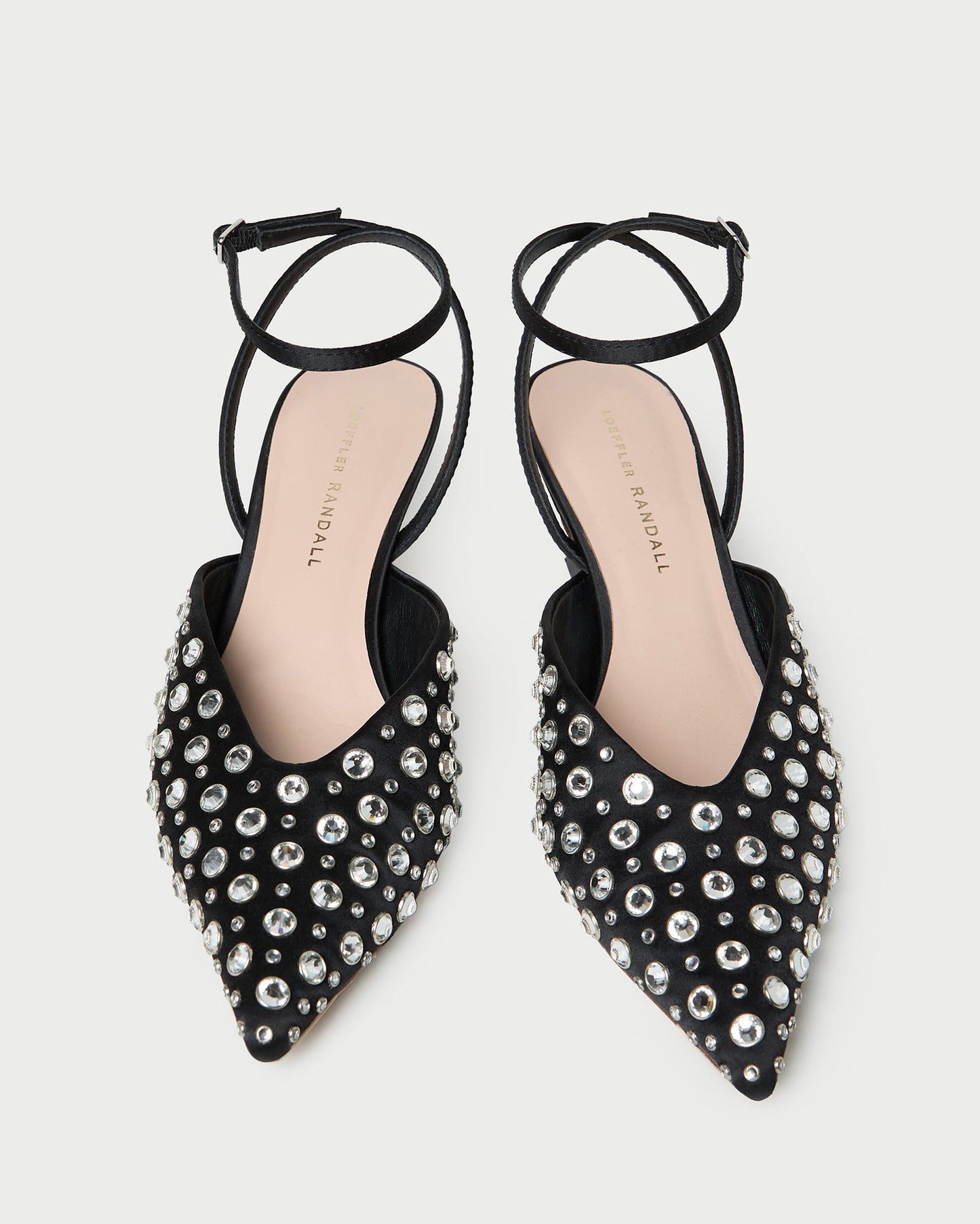 Rio Black/Crystal Kitten Heel