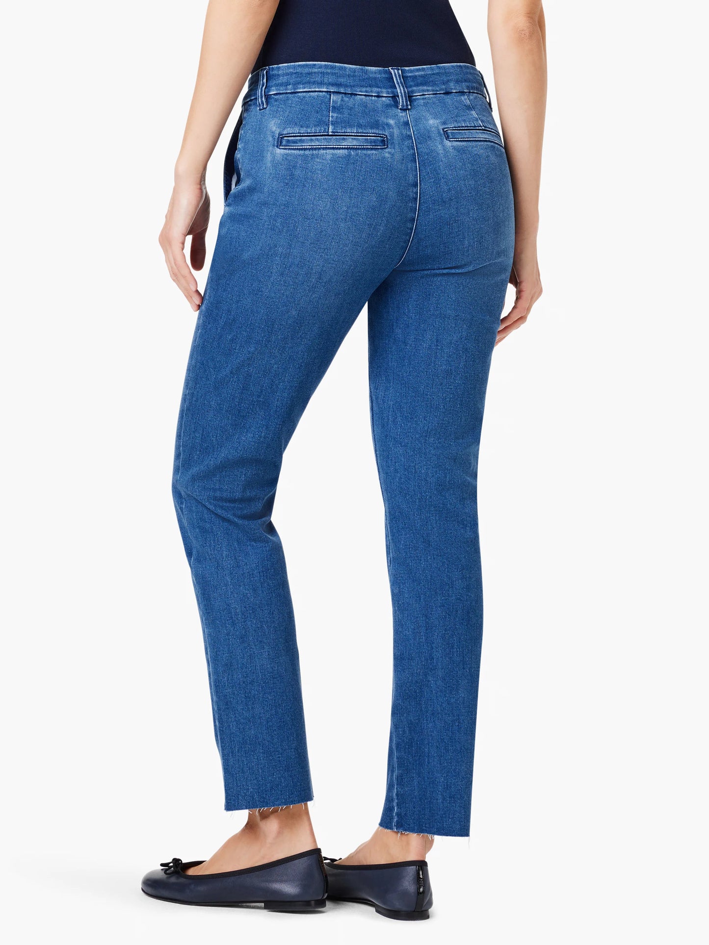 Straight Ankle Denim Trouser
