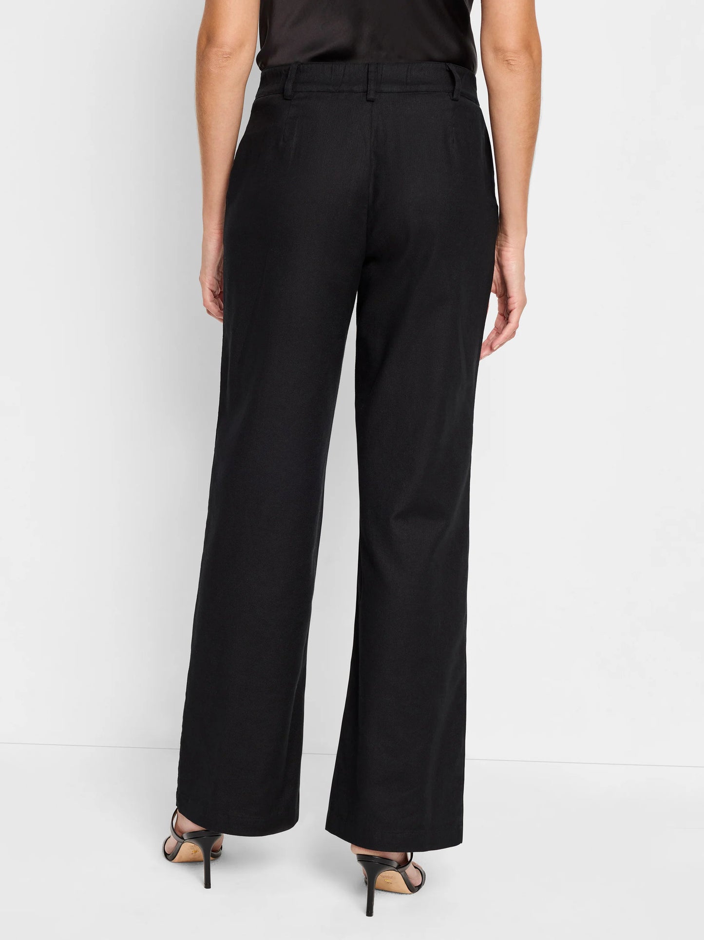 Linen Cotton Eliot Wide-Leg Pant