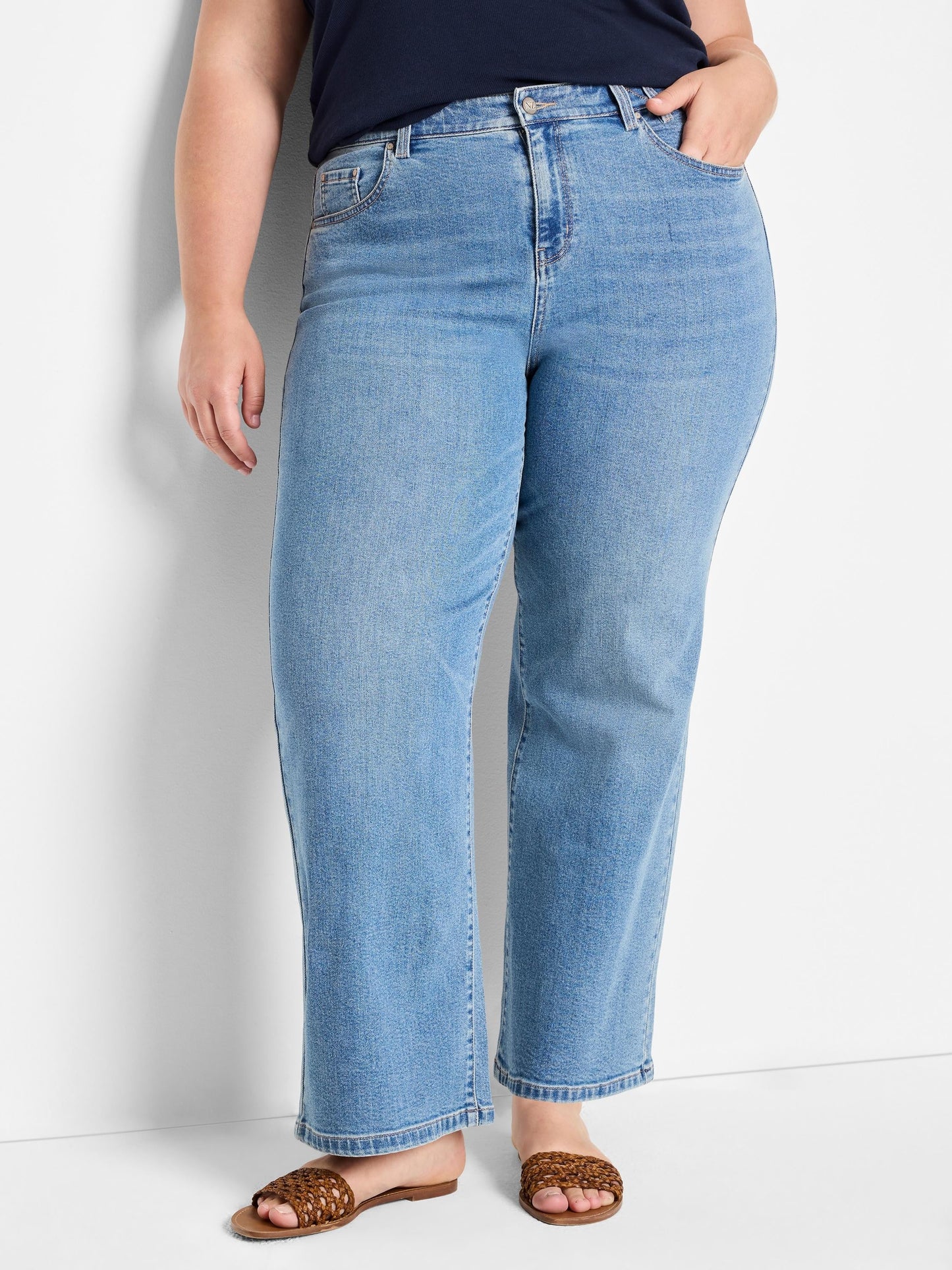 Wide Leg Weekend Ankle Jeans