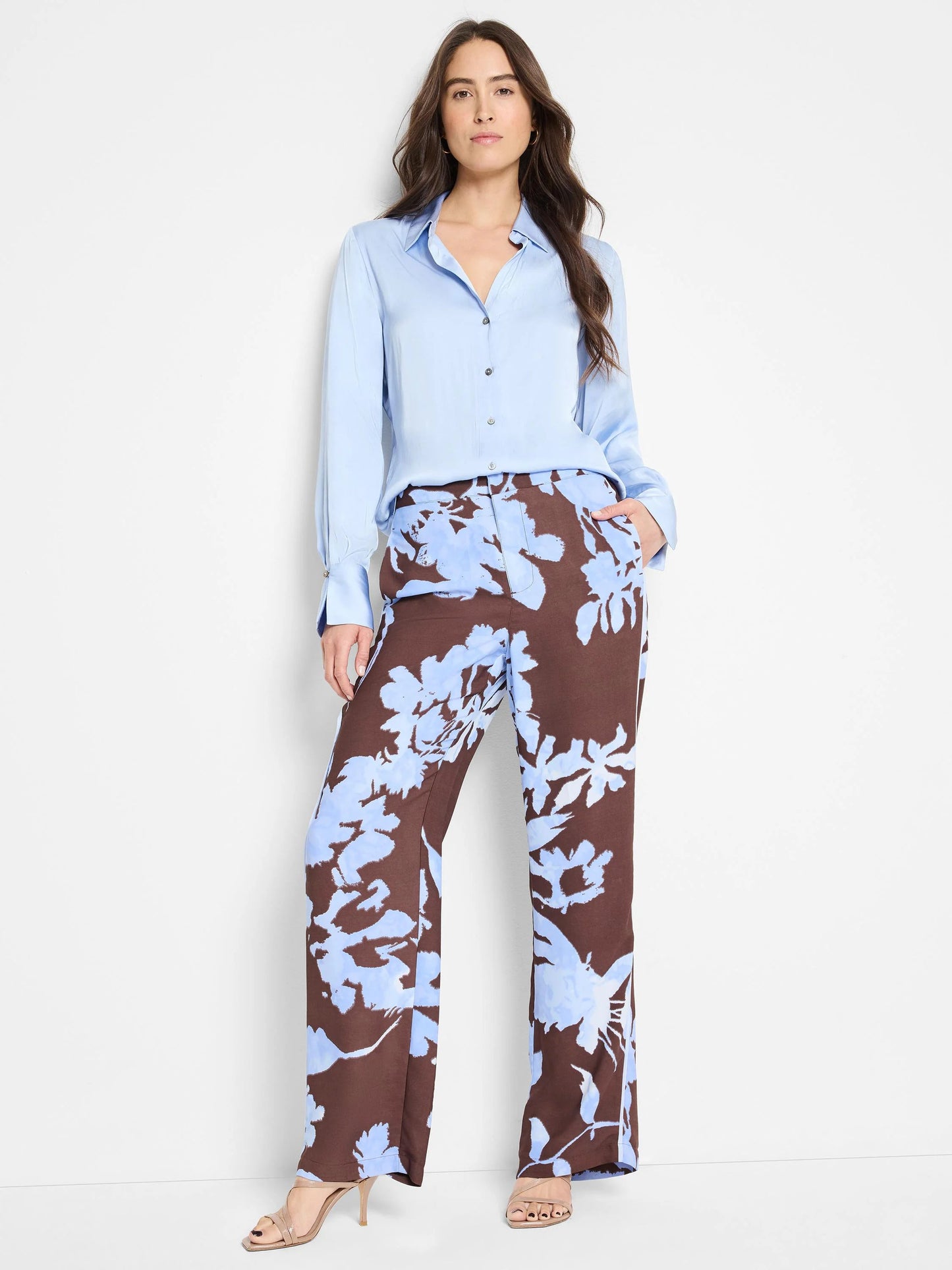 Cloud Blossom Eliot Wide Leg Pant