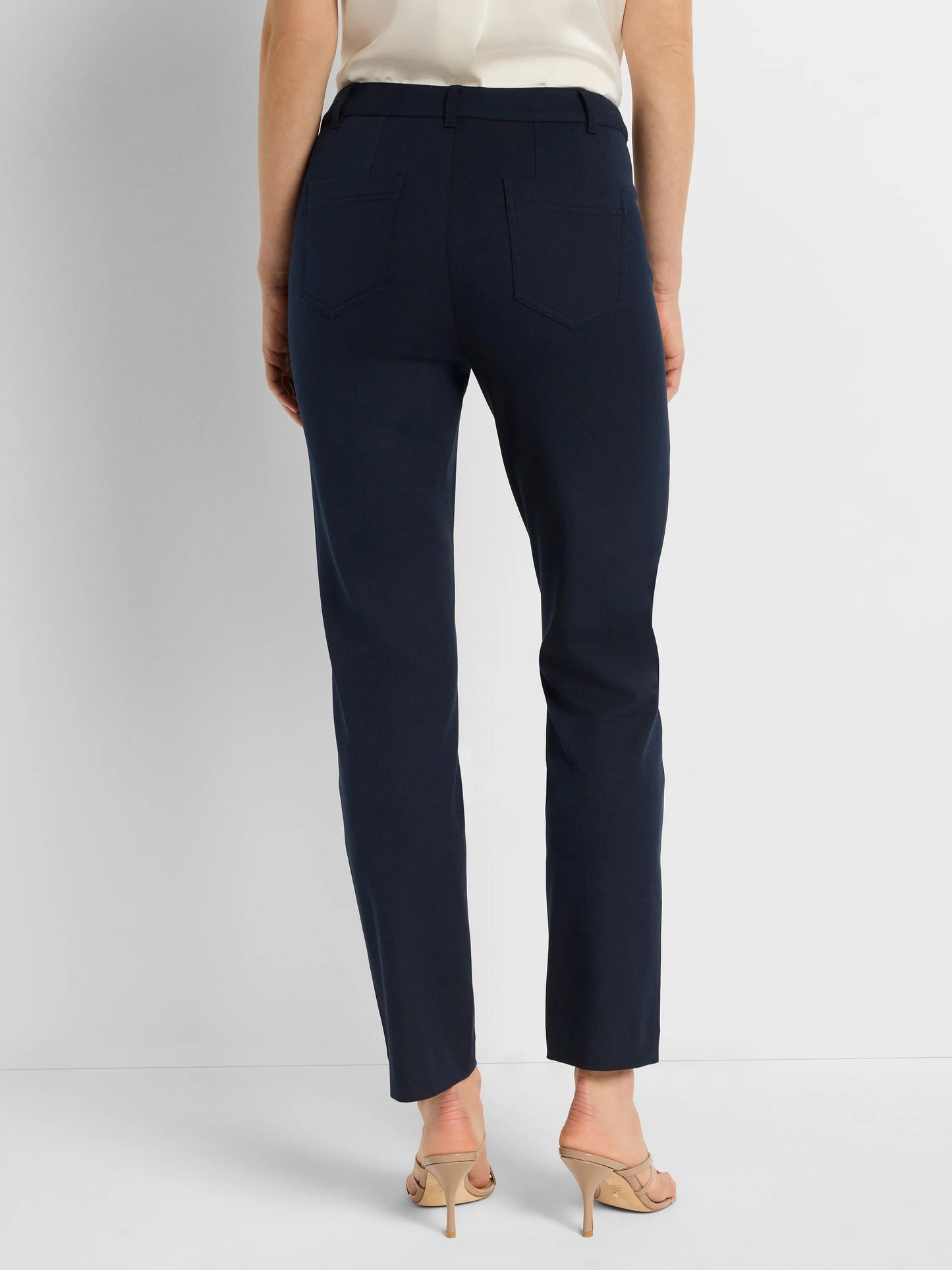 Cotton Bi-Stretch Copley Straight Ankle Pant