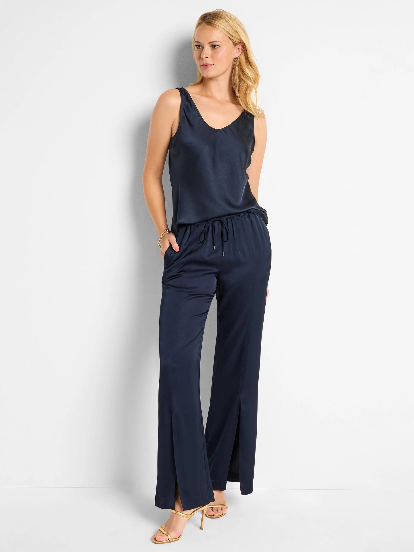 Social Edit Front Slit Pant