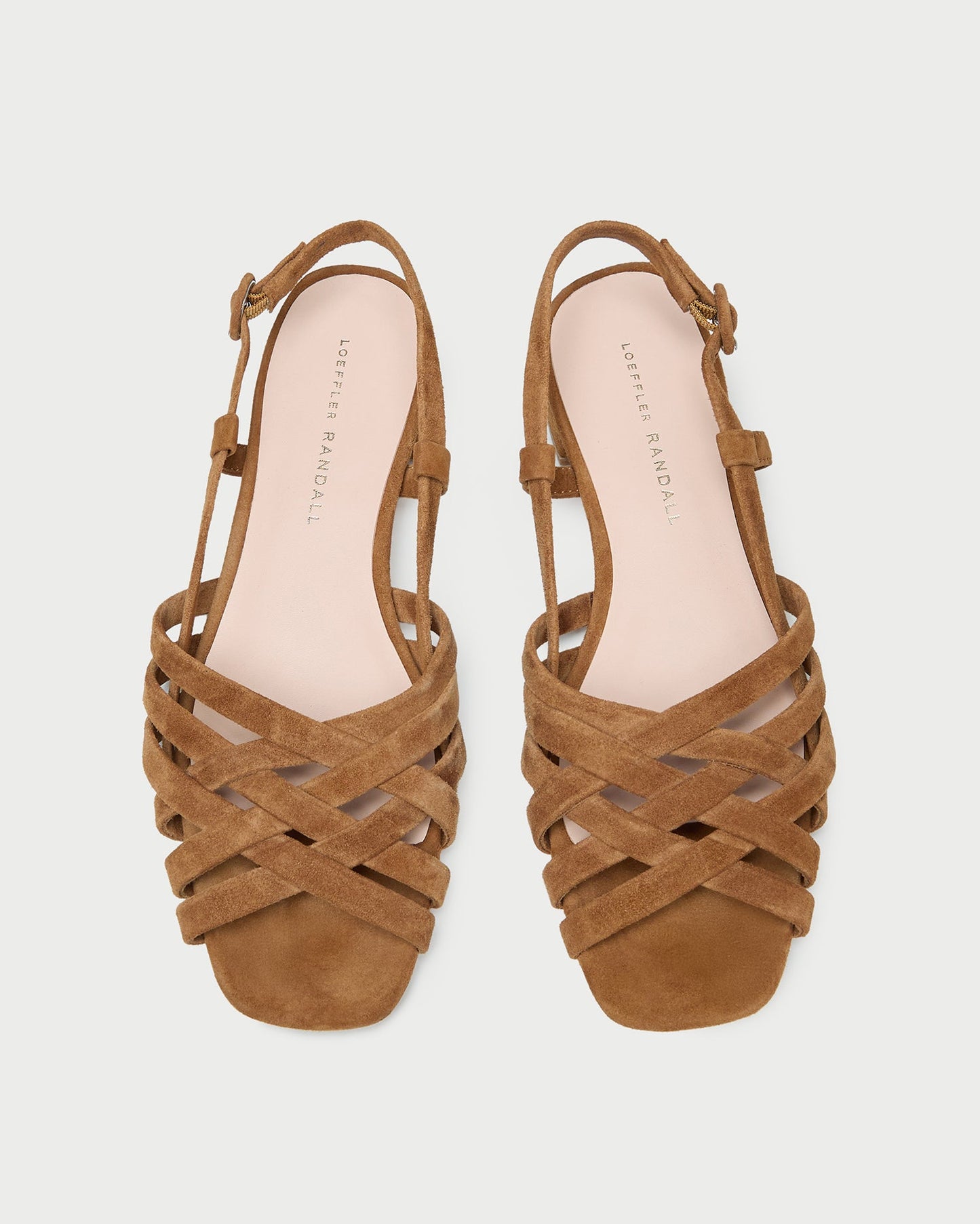 Shelly Cacao Suede Flat Sandal