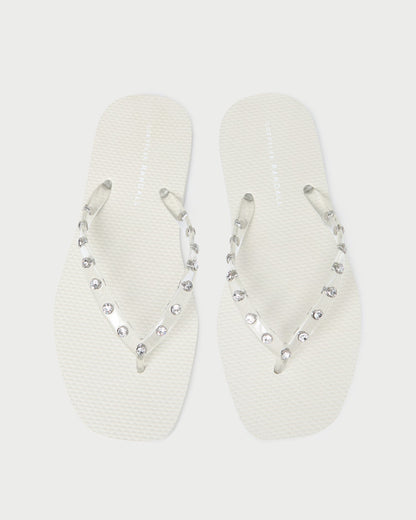 Taryn Cream Jelly Flip Flop
