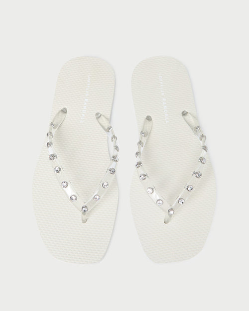 Taryn Cream Jelly Flip Flop