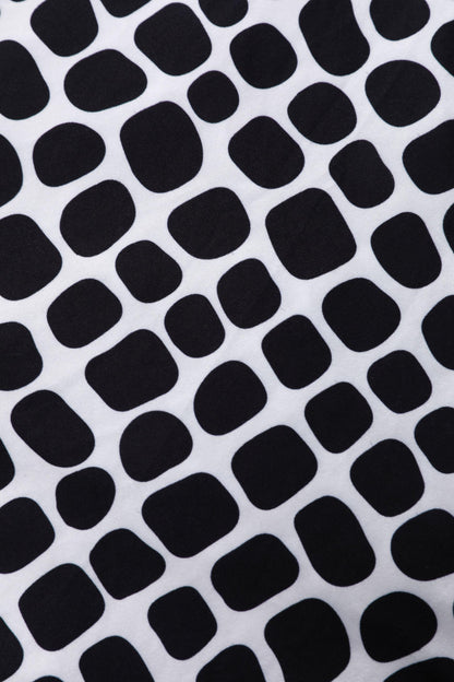 Matilda Monochrome Pebble Wrap Dress