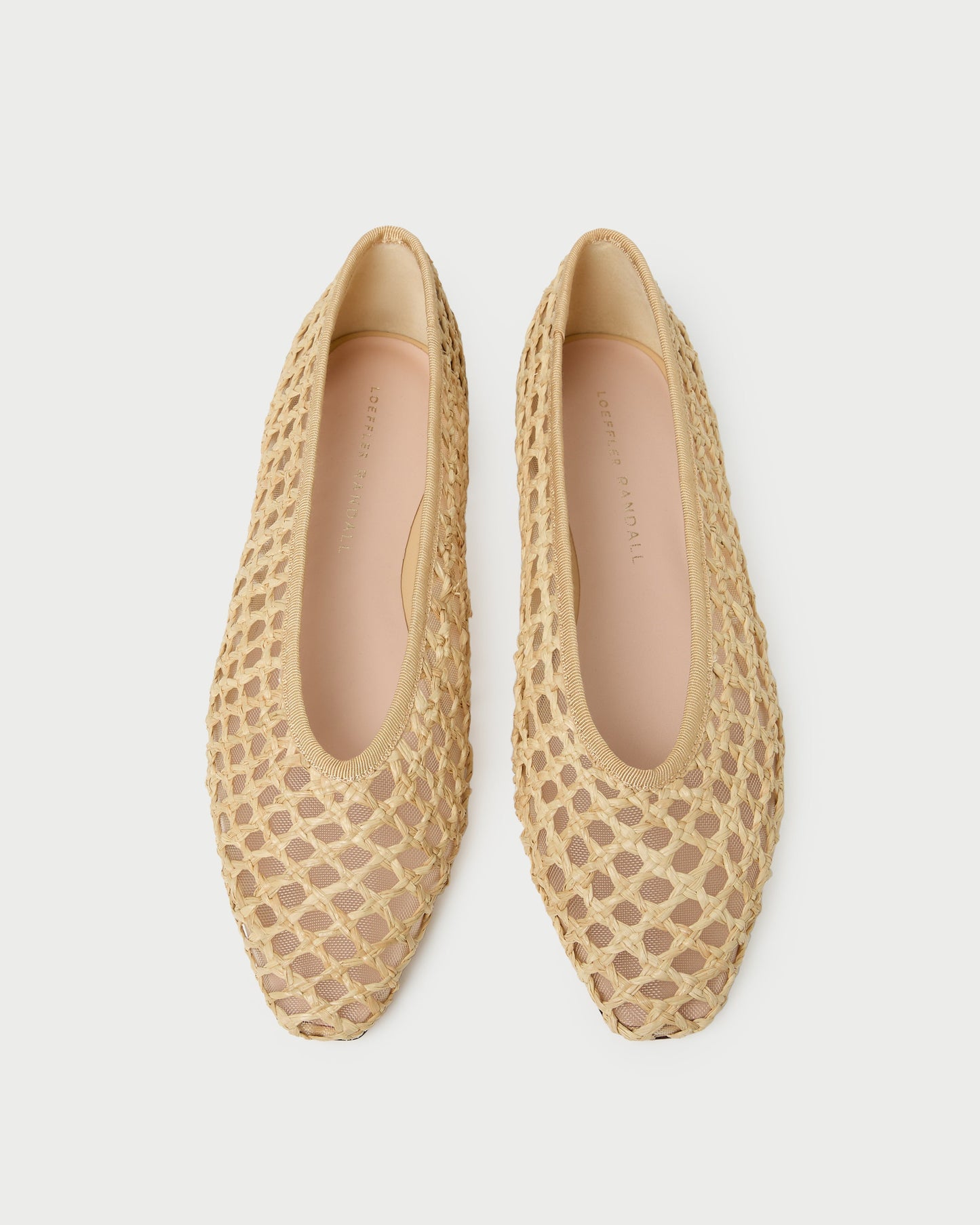 Emery Natural Crochet Ballet Flat