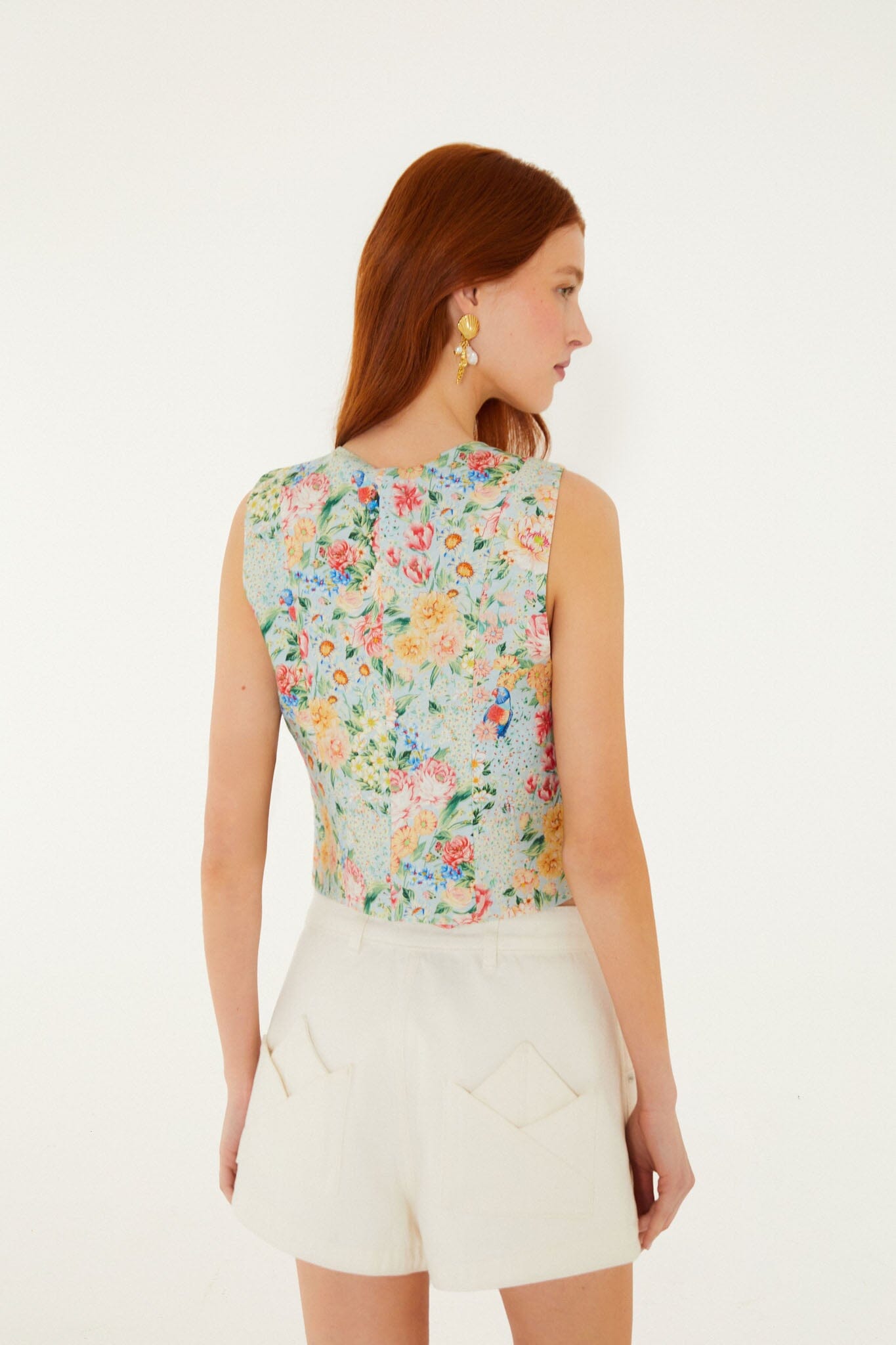 White Canvas Boat Shorts
