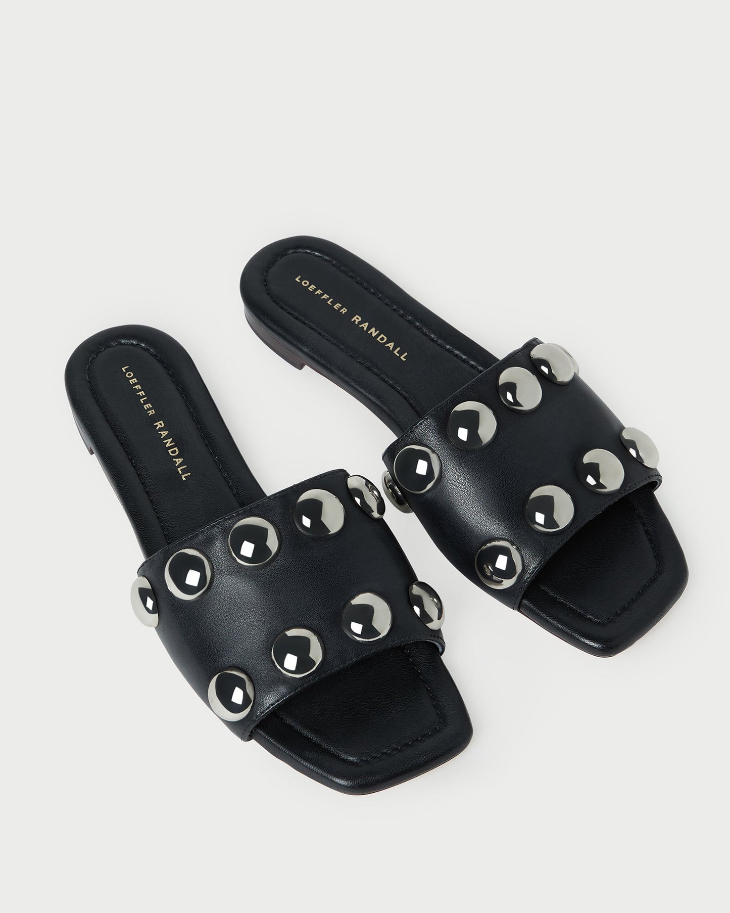 Hayes Black/Silver Studded Sandal