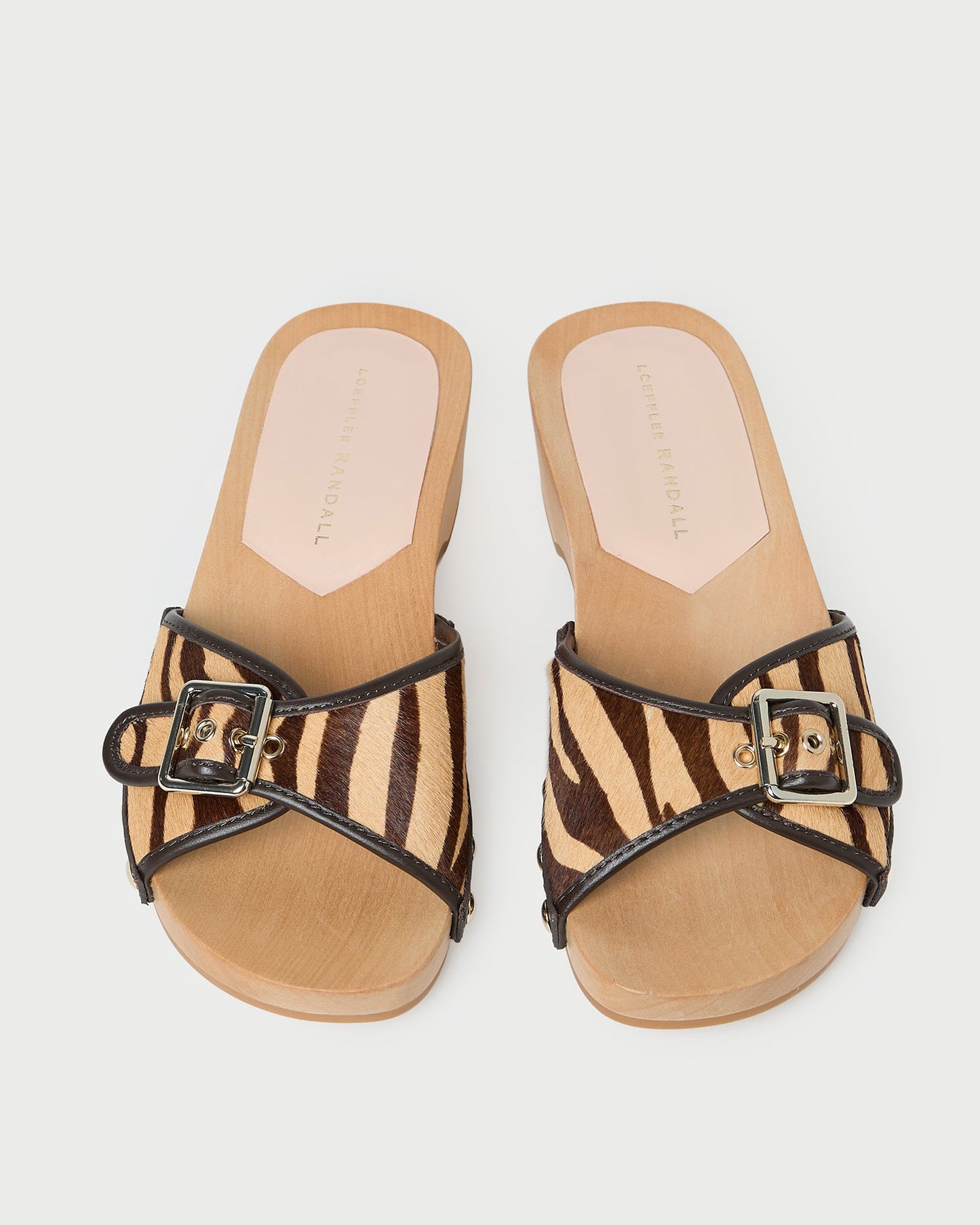 Paulie Zebra Studded Sandal