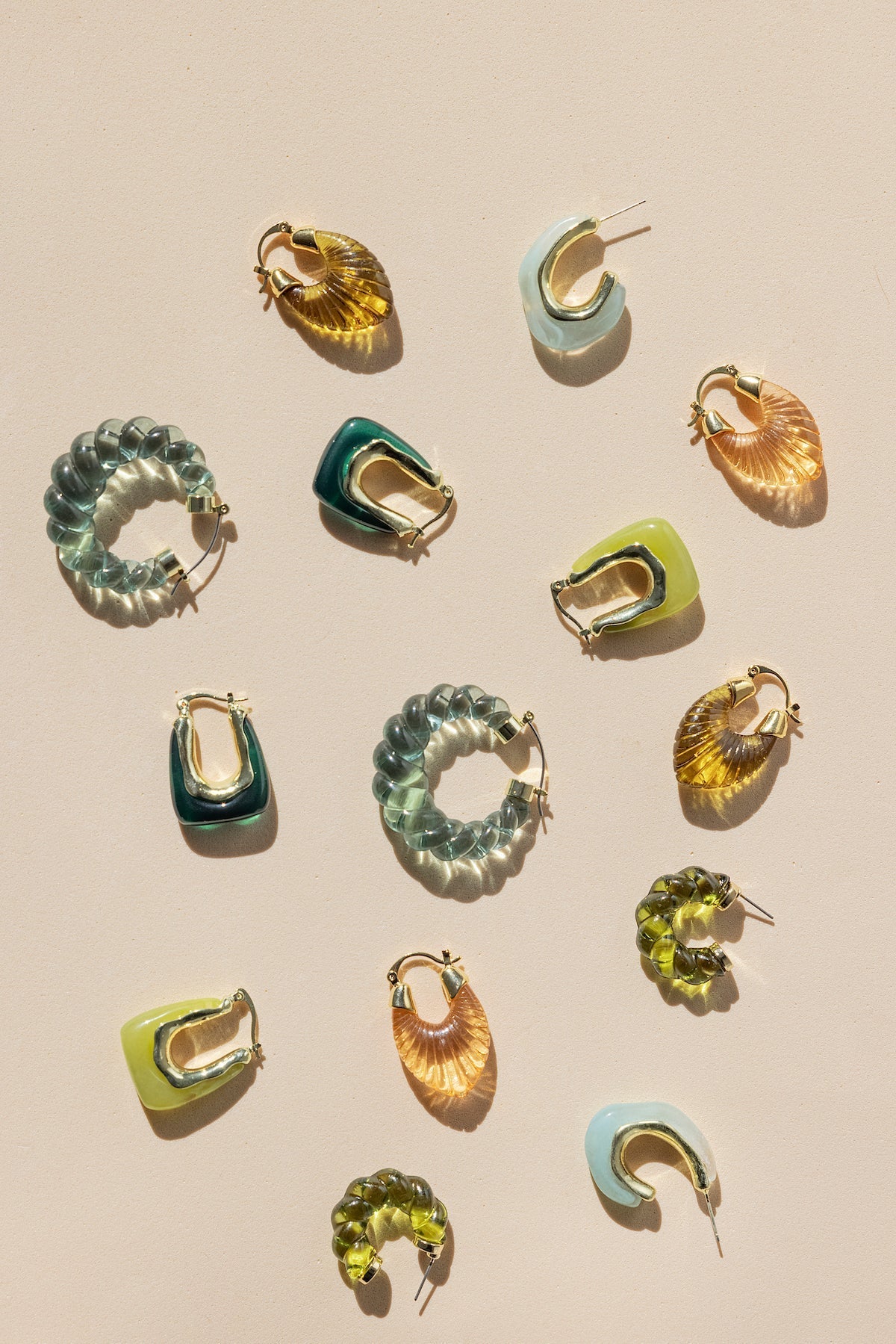 Pendientes Glossy Lia Green · Wisteria ·